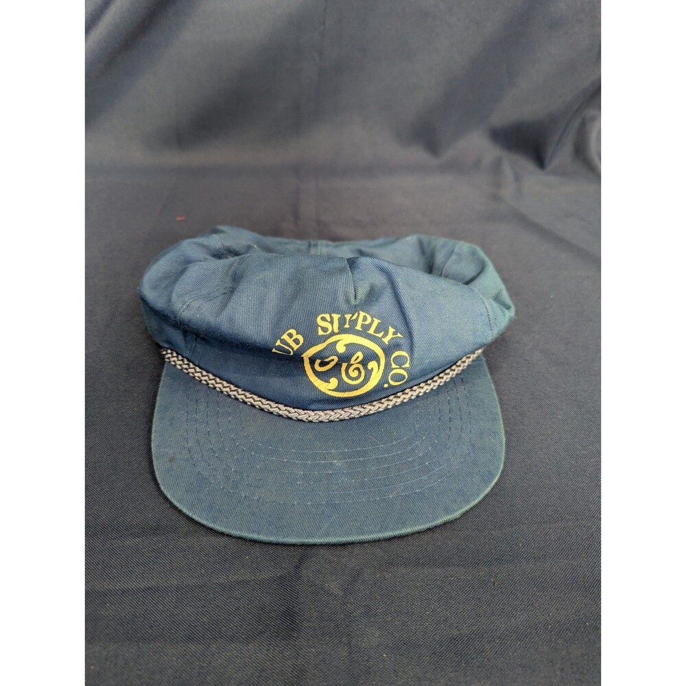 VTG GE General Electric Appliance Hat Cap Trucker Snapback Hipster Blue/White